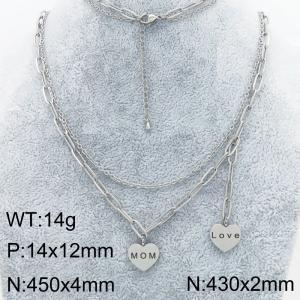 Stainless Steel Necklace - KN302888-Z