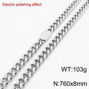 Stainless Steel Necklace - KN303017-Z