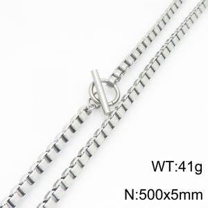 Stainless Steel Necklace - KN303546-Z