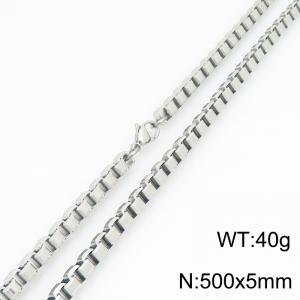 Stainless Steel Necklace - KN303570-Z