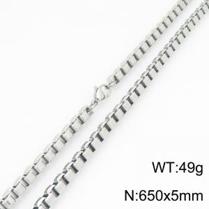 Stainless Steel Necklace - KN303573-Z