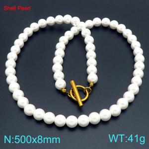Bead Necklace - KN303593-Z