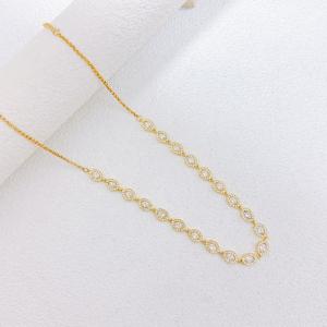 Stainless Steel Stone Necklace - KN303711-SXSJ