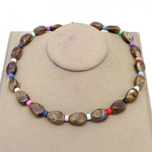 Bead Necklace - KN304256-TJG