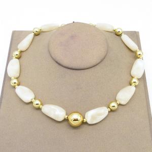 Bead Necklace - KN304261-TJG