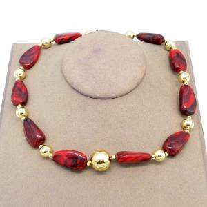 Bead Necklace - KN304262-TJG