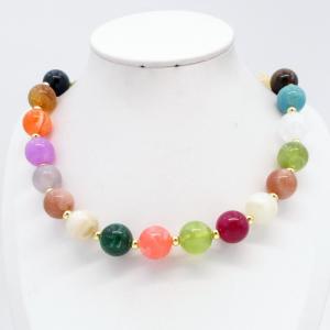 Bead Necklace - KN304276-TJG