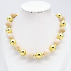 Bead Necklace - KN304321-TJG