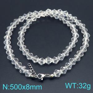 Bead Necklace - KN304501-CQ