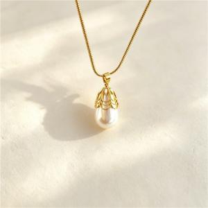 Stainless Steel Necklace with Christmas Elements Jewelry, Suitable for Daily Wear and Holiday Gifting - KN304521-SXSJ