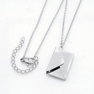 Stainless Steel Necklace - KN304790-GSD