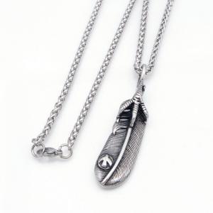 Stainless Steel Necklace - KN304815-GSD