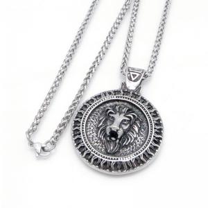 Stainless Steel Necklace - KN304817-GSD