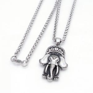Stainless Steel Necklace - KN304819-GSD