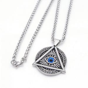 Stainless Steel Necklace - KN304820-GSD