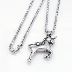 Stainless Steel Necklace - KN304822-GSD