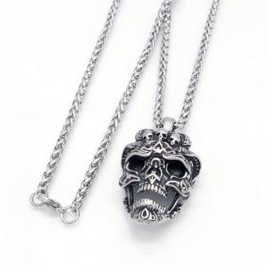Stainless Steel Necklace - KN304823-GSD