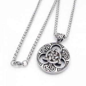 Stainless Steel Necklace - KN304826-GSD