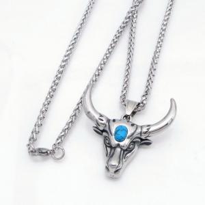 Stainless Steel Necklace - KN304831-GSD