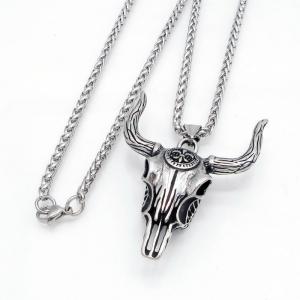 Stainless Steel Necklace - KN304835-GSD