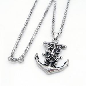 Stainless Steel Necklace - KN304839-GSD