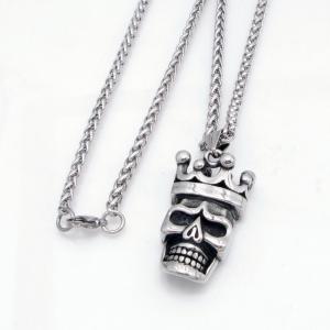 Stainless Steel Necklace - KN304841-GSD