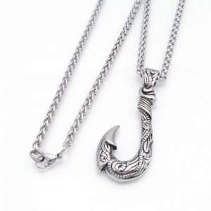 Stainless Steel Necklace - KN304847-GSD