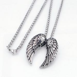 Stainless Steel Necklace - KN304848-GSD