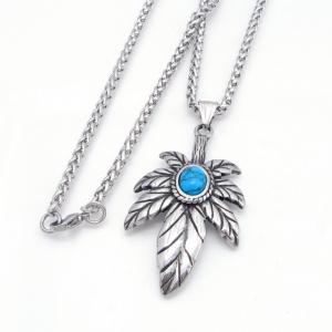 Stainless Steel Necklace - KN304853-GSD