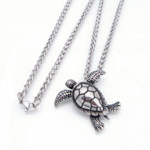 Stainless Steel Necklace - KN304859-GSD