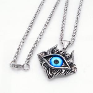 Stainless Steel Necklace - KN304867-GSD