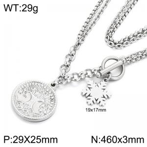 Stainless Steel Necklace - KN304928-Z