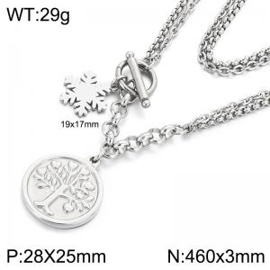 Stainless Steel Necklace - KN304932-Z