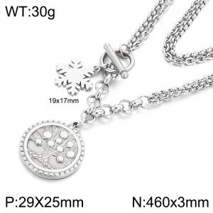 Stainless Steel Necklace - KN304934-Z