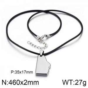 Stainless steel with Tungsten Necklace - KN31667-TS