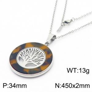 Stainless Steel Necklace - KN33709-K