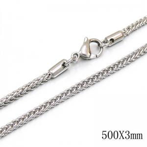 Stainless Steel Necklace - KN6399-D