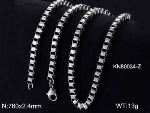 Stainless Steel Necklace - KN80034-Z