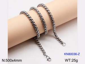 Stainless Steel Necklace - KN80036-Z