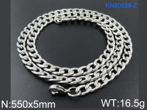 Stainless Steel Necklace - KN80537-Z