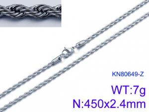 Staineless Steel Small Chain - KN80649-Z