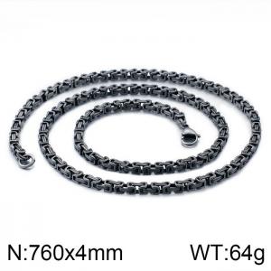 Stainless Steel Necklace - KN80882-K
