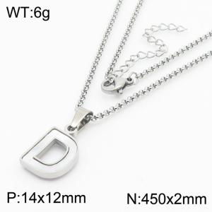 Stainless Steel Necklace - KN81182-K