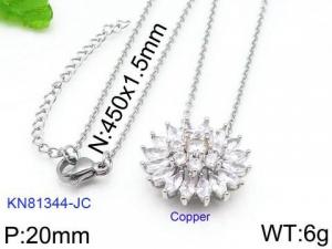 Stainless Steel Necklace - KN81344-JC