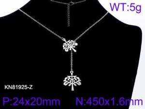 Stainless Steel Necklace - KN81925-Z