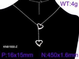 Stainless Steel Necklace - KN81930-Z