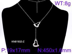 Stainless Steel Necklace - KN81932-Z