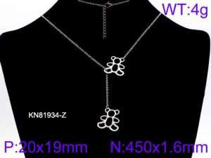 Stainless Steel Necklace - KN81934-Z