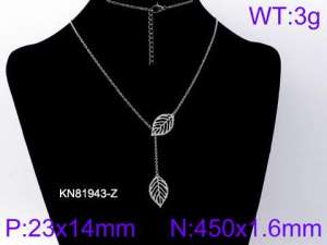 Stainless Steel Necklace - KN81943-Z
