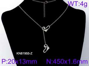 Stainless Steel Necklace - KN81955-Z